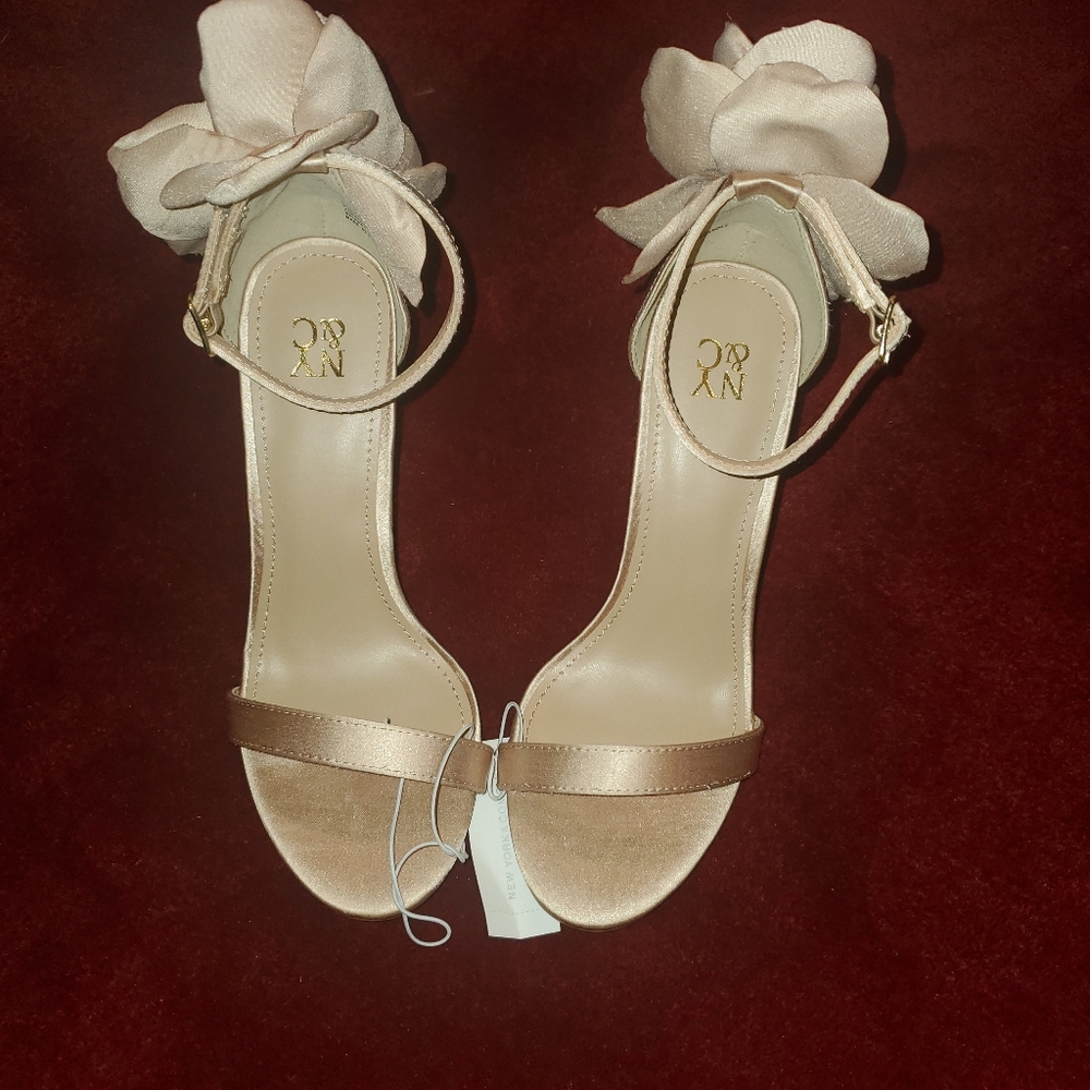 Champagne Strapped Heels